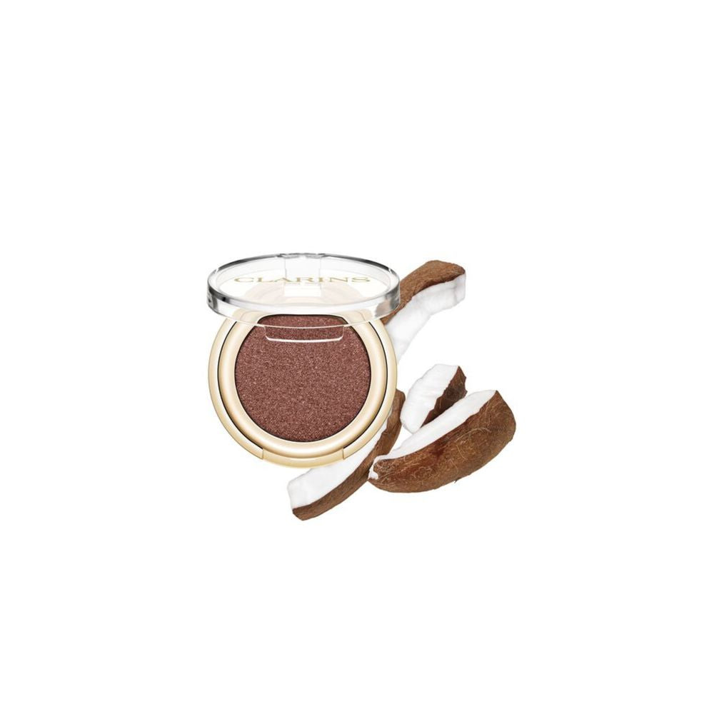 Compact brown mineral eyeshadow pan, silky pressed powder, 1.5 g