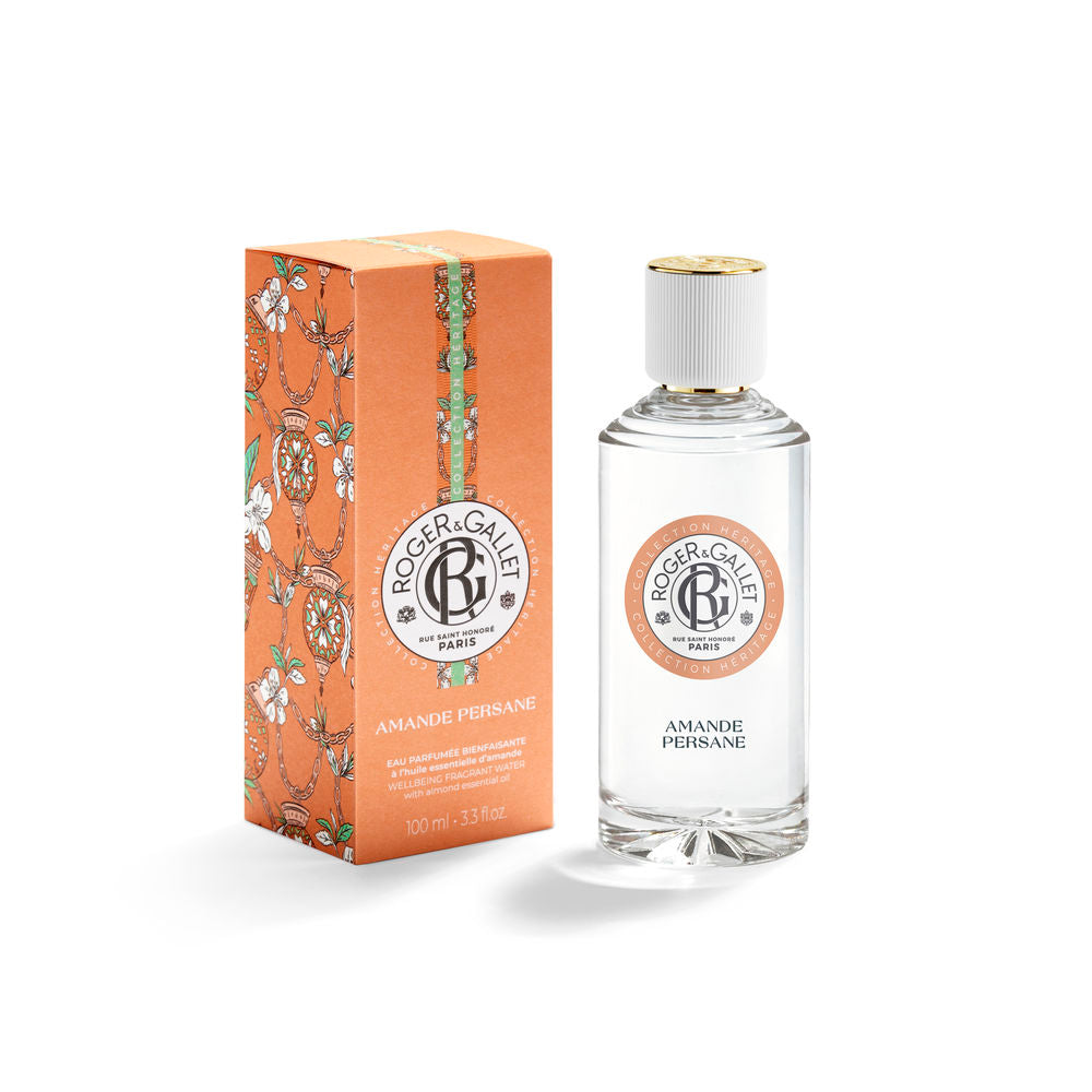 100 ml bottle of Almond & Mandarin eau parfumée, Unisex fragrant water