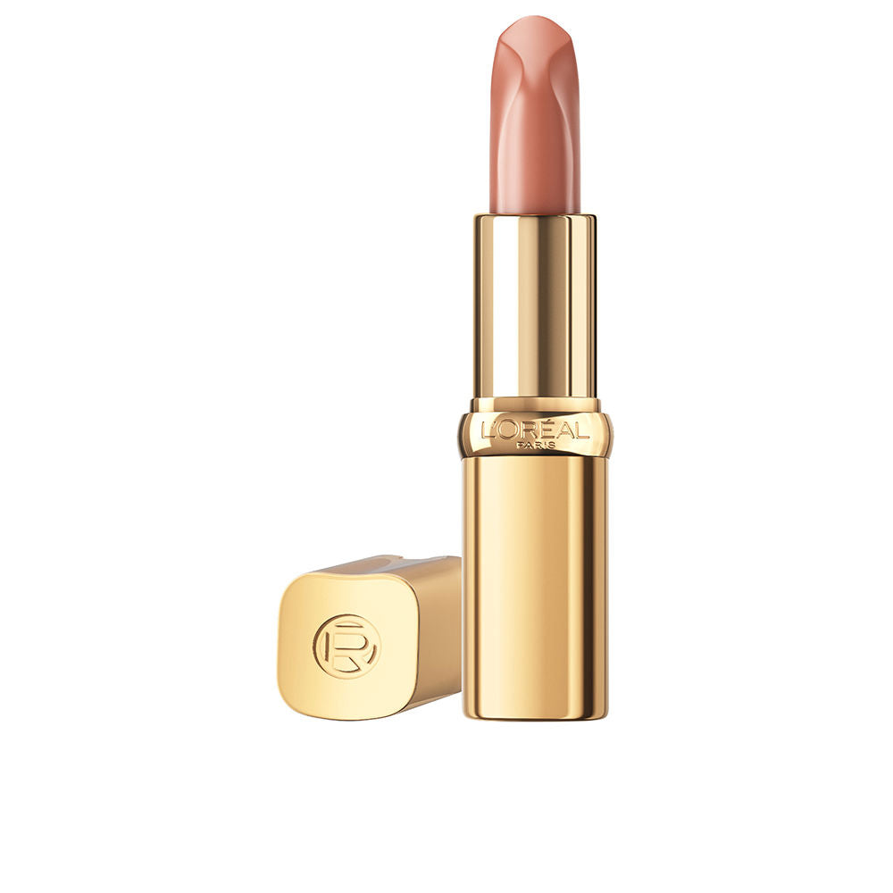 Satin nude cream lipstick bullet in muted rose shade, 4.54 g, satin finish