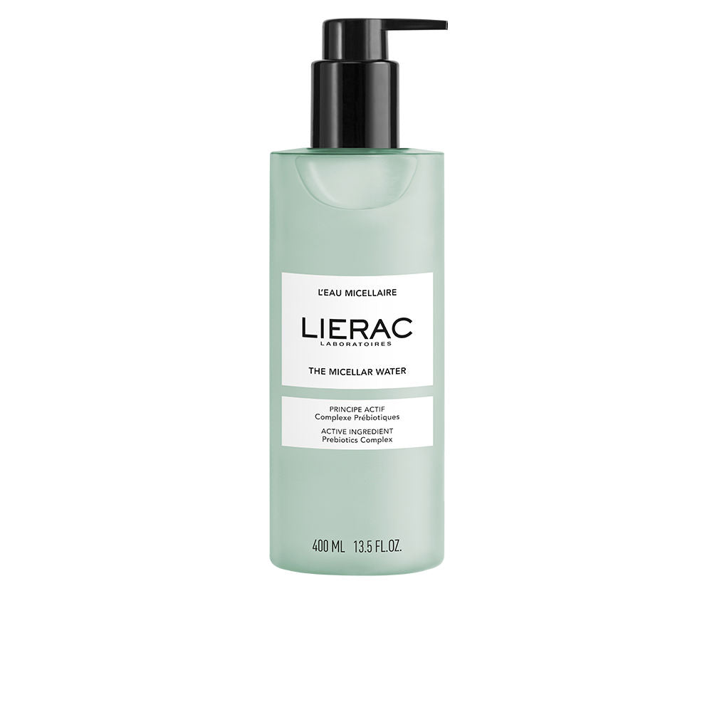 400 ml clear micellar water bottle with marine-inspired label for Women