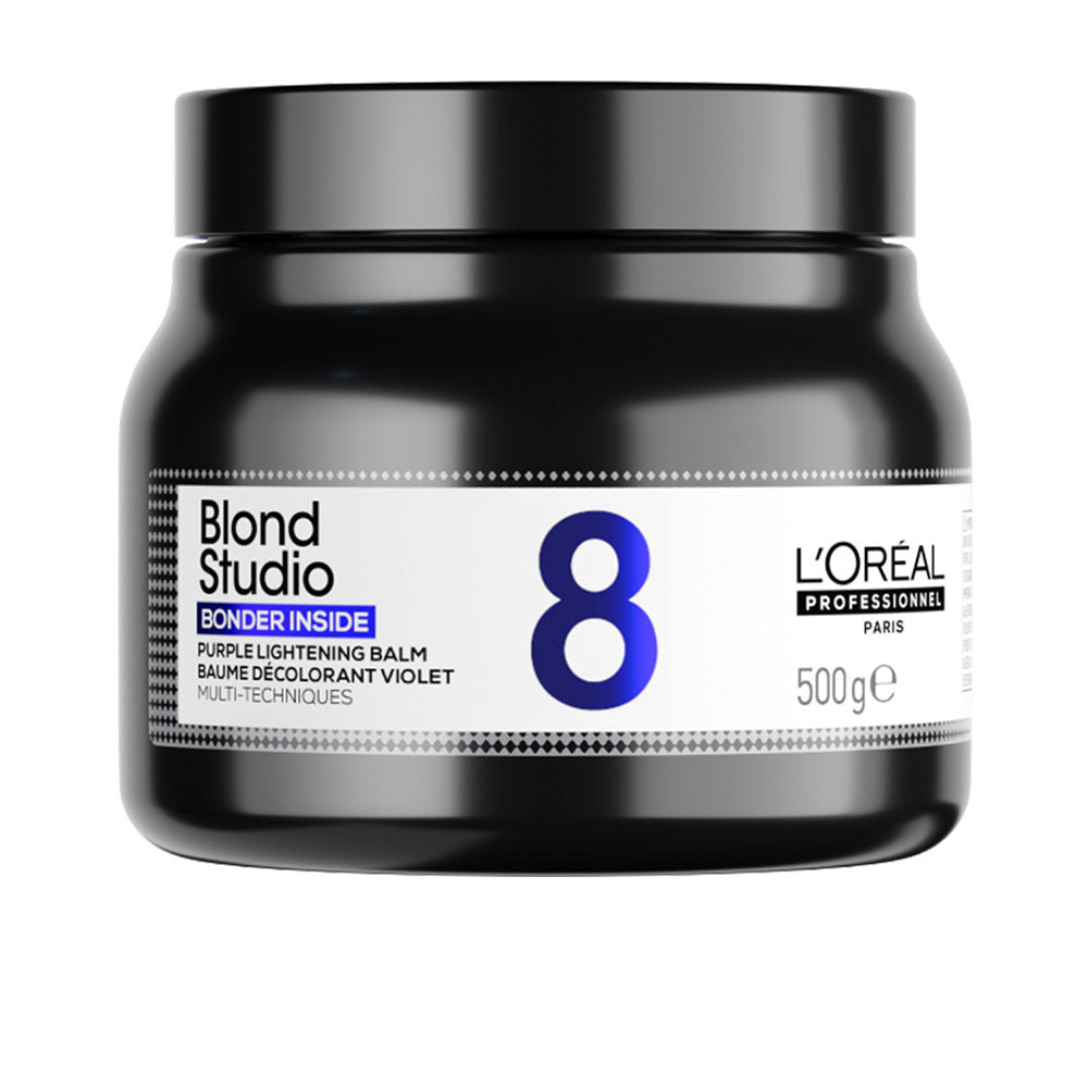 500 g tube of purple lightening balm for neutralising and nourishing blondes