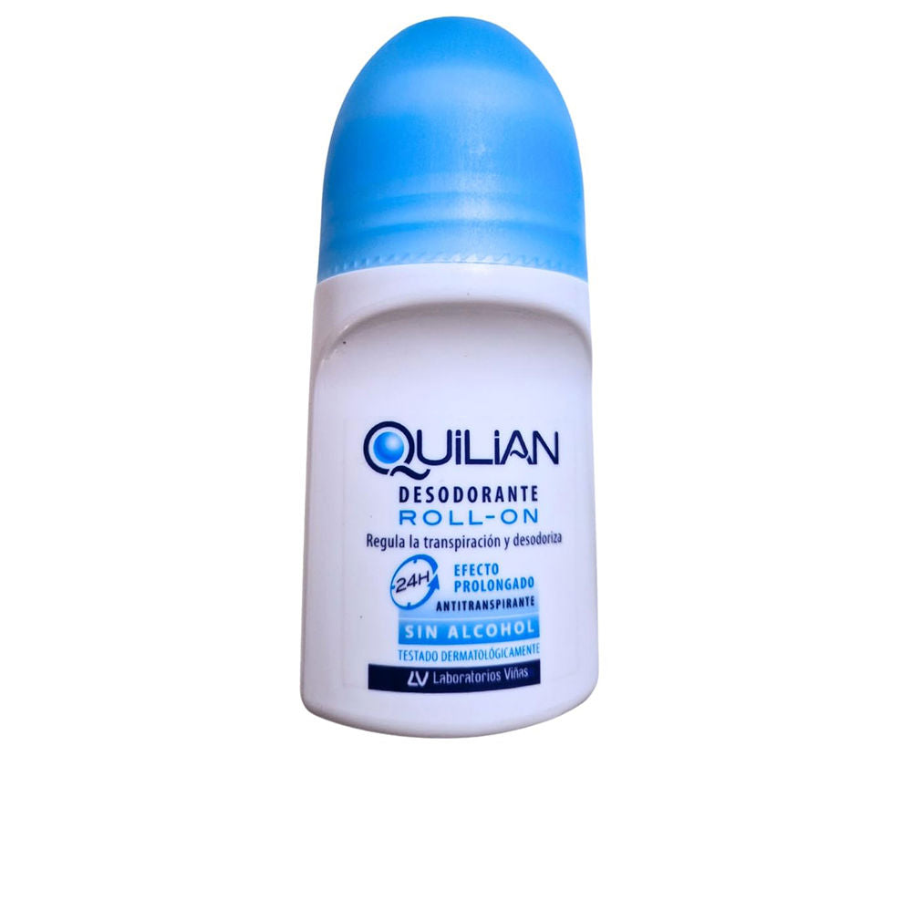 Quilian alcohol-free roll-on deodorant bottle for gentle everyday protection