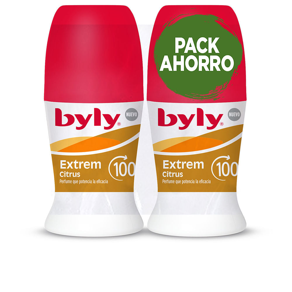Sleek Byly roll-on deodorant bottle conveying long-lasting freshness and gentle care.