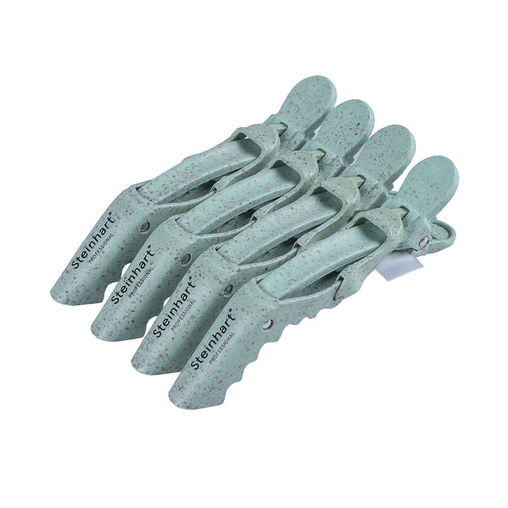 Set of biodegradable hair accessories in mixed sizes, neutral tones, matte finish