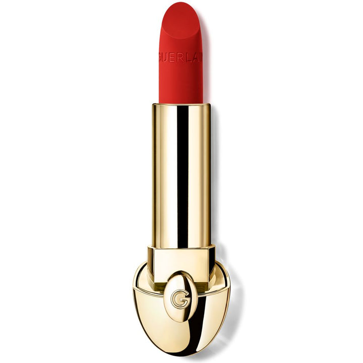 Refillable satin/matte lipstick in metal case, lily and almond treatment formula