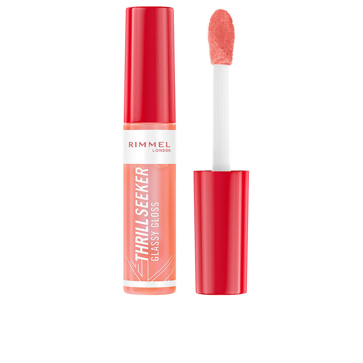 Peachy sheer lip gloss in clear tube with doe-foot applicator, 10 ml, Unisex