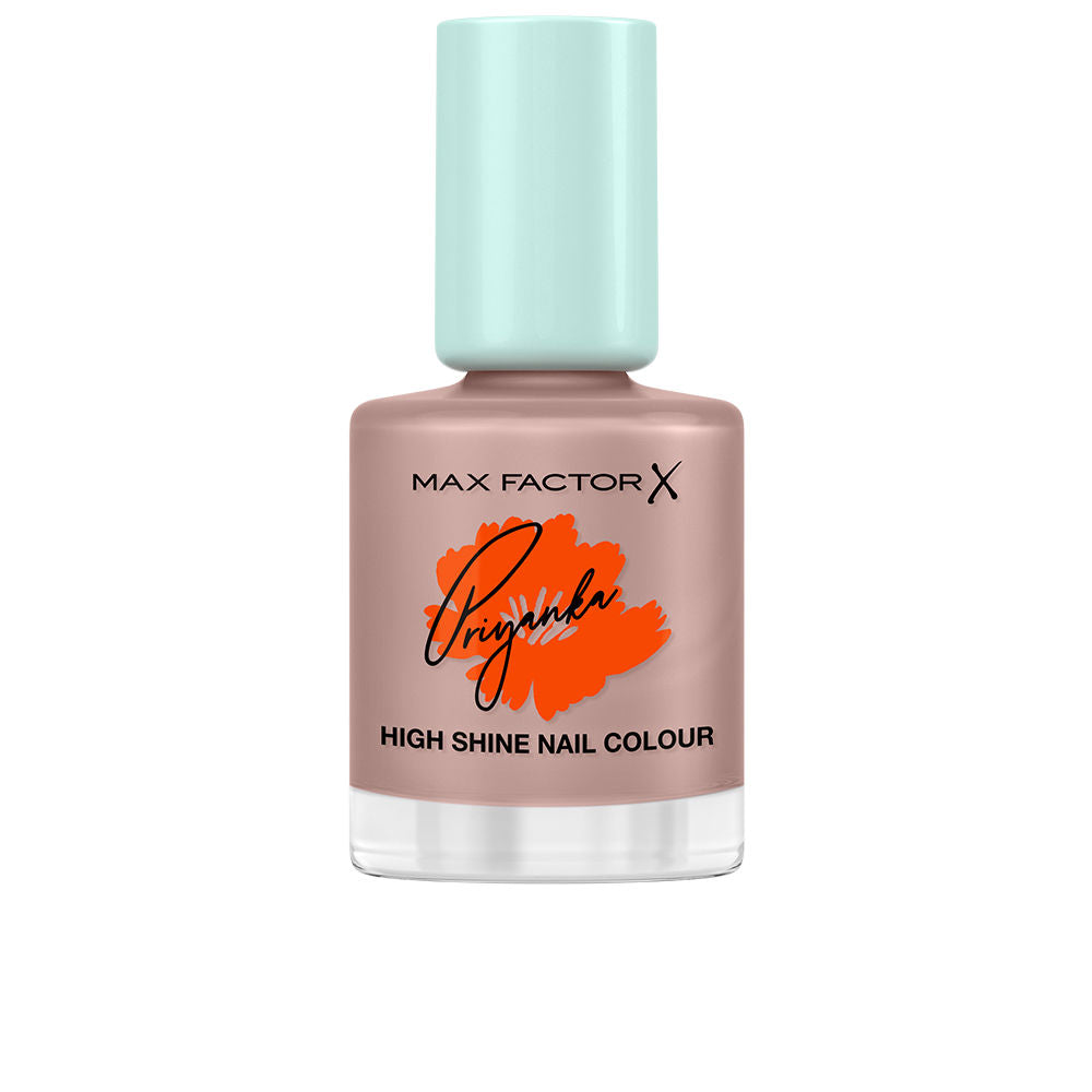 12 ml brown Petal Dreams nail colour in glass bottle with brush