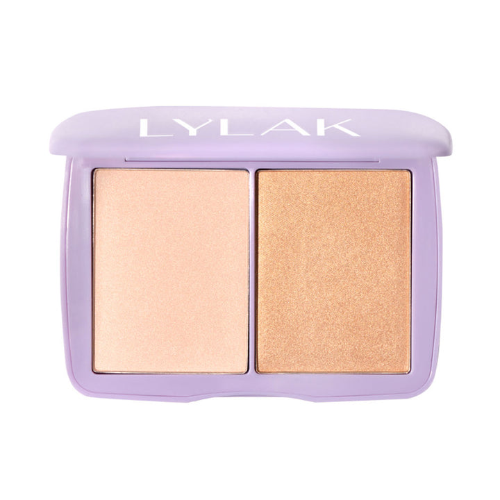 Compact duo highlighter palette &