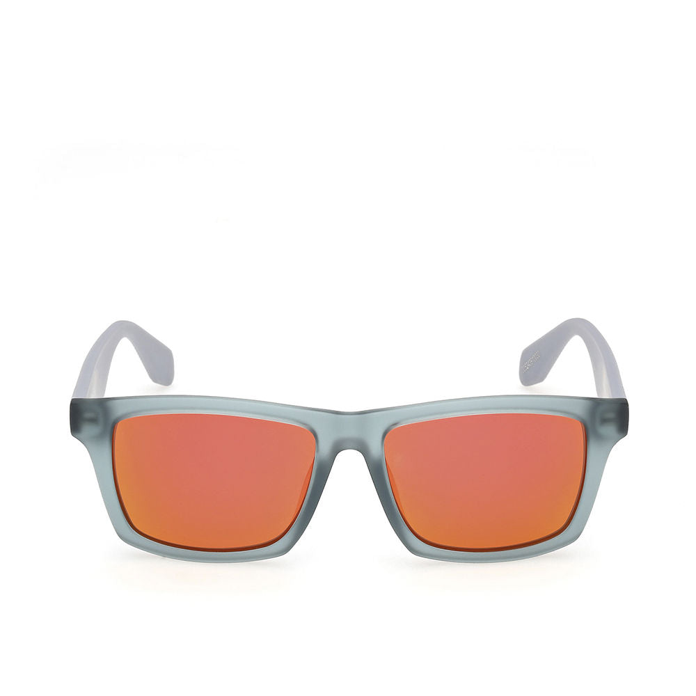 Unisex grey aviator sunglasses with square-leaning 54 mm lenses, 16 mm bridge