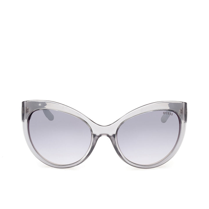Grey butterfly-shape sunglasses with 61 mm lenses and slim 125 mm temples