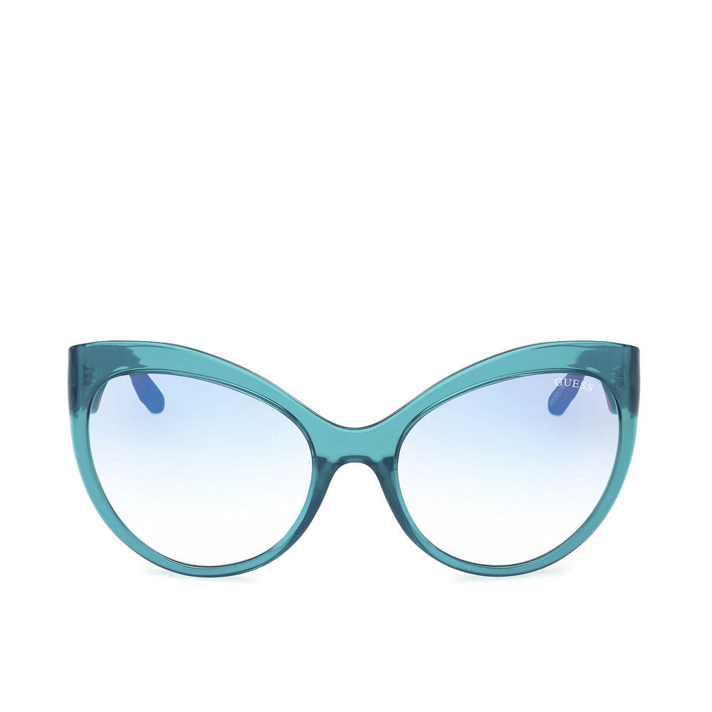 Turquoise butterfly-shaped Women’s sunglasses, injected frame, 61 mm lenses