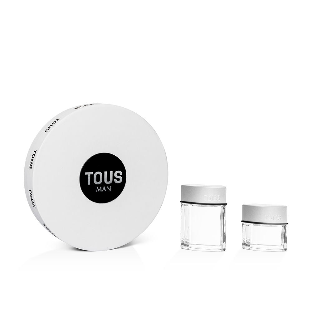 Tous Man Eau de Toilette bottle with sleek contemporary design on neutral background