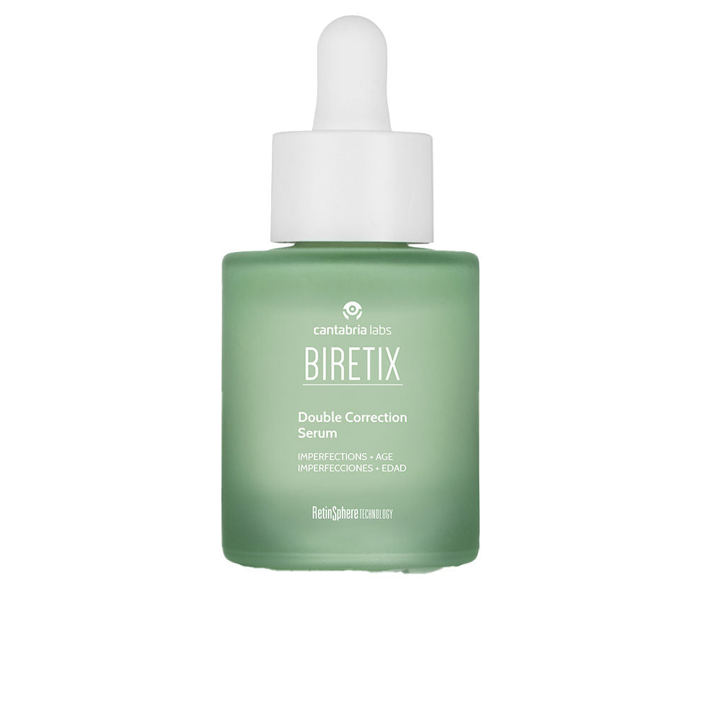 Sleek bottle of Biretix retinol serum for acne-prone, oily skin