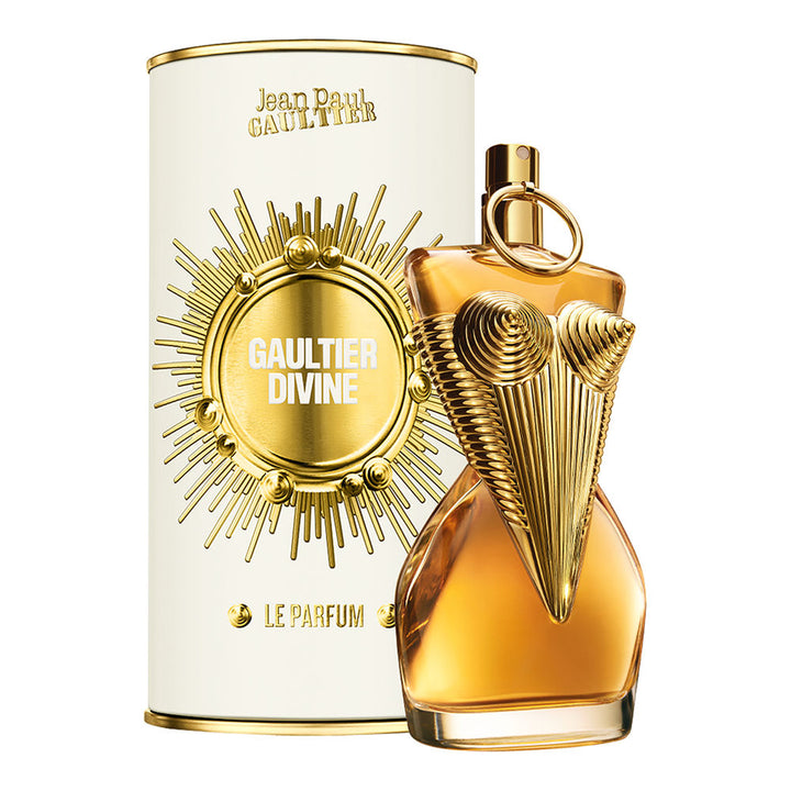 Gold silhouette bottle of amber floral parfum, 100 ml, refillable
