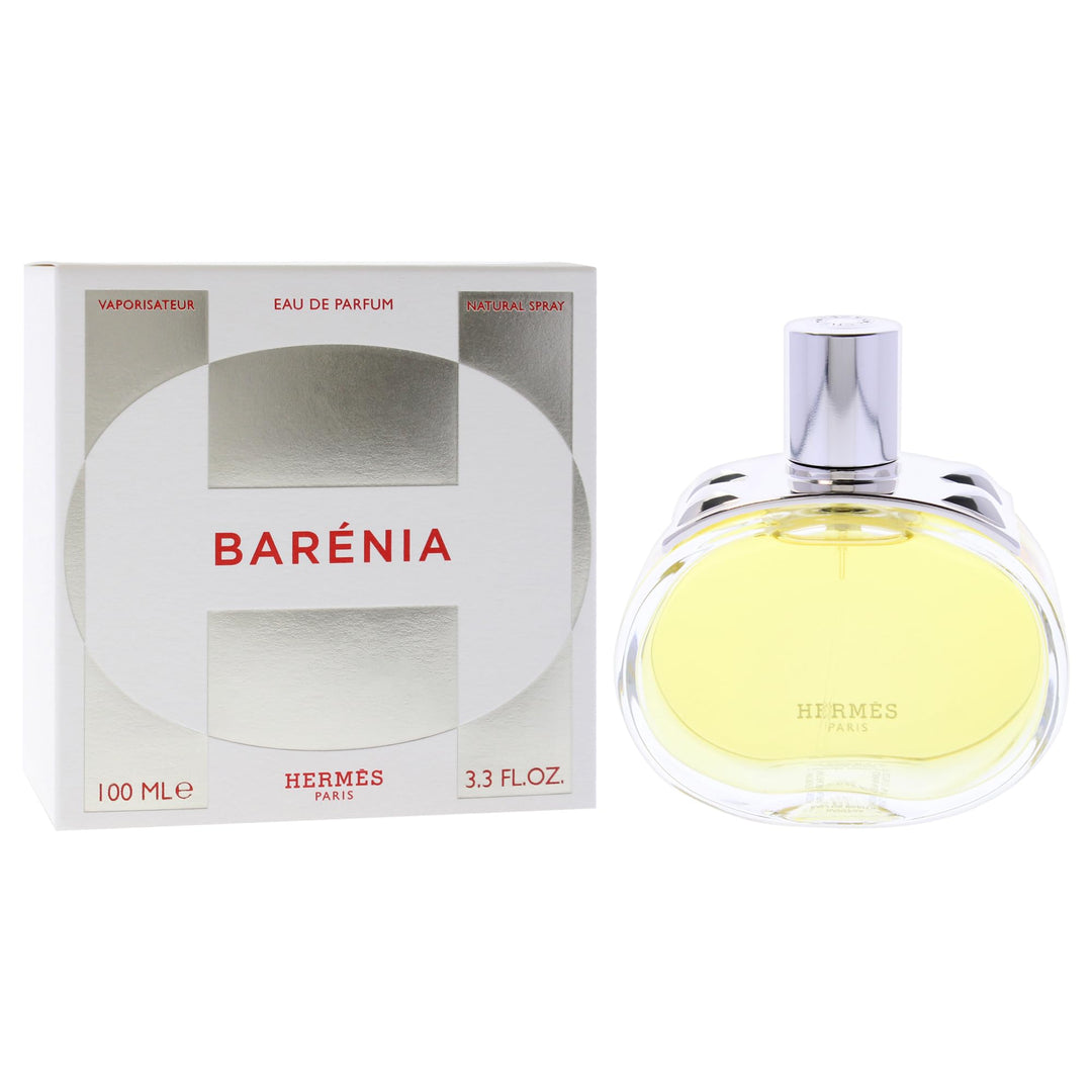 Sculptural heavy glass perfume bottle with metal plate and stud detail, 100 ml refillable