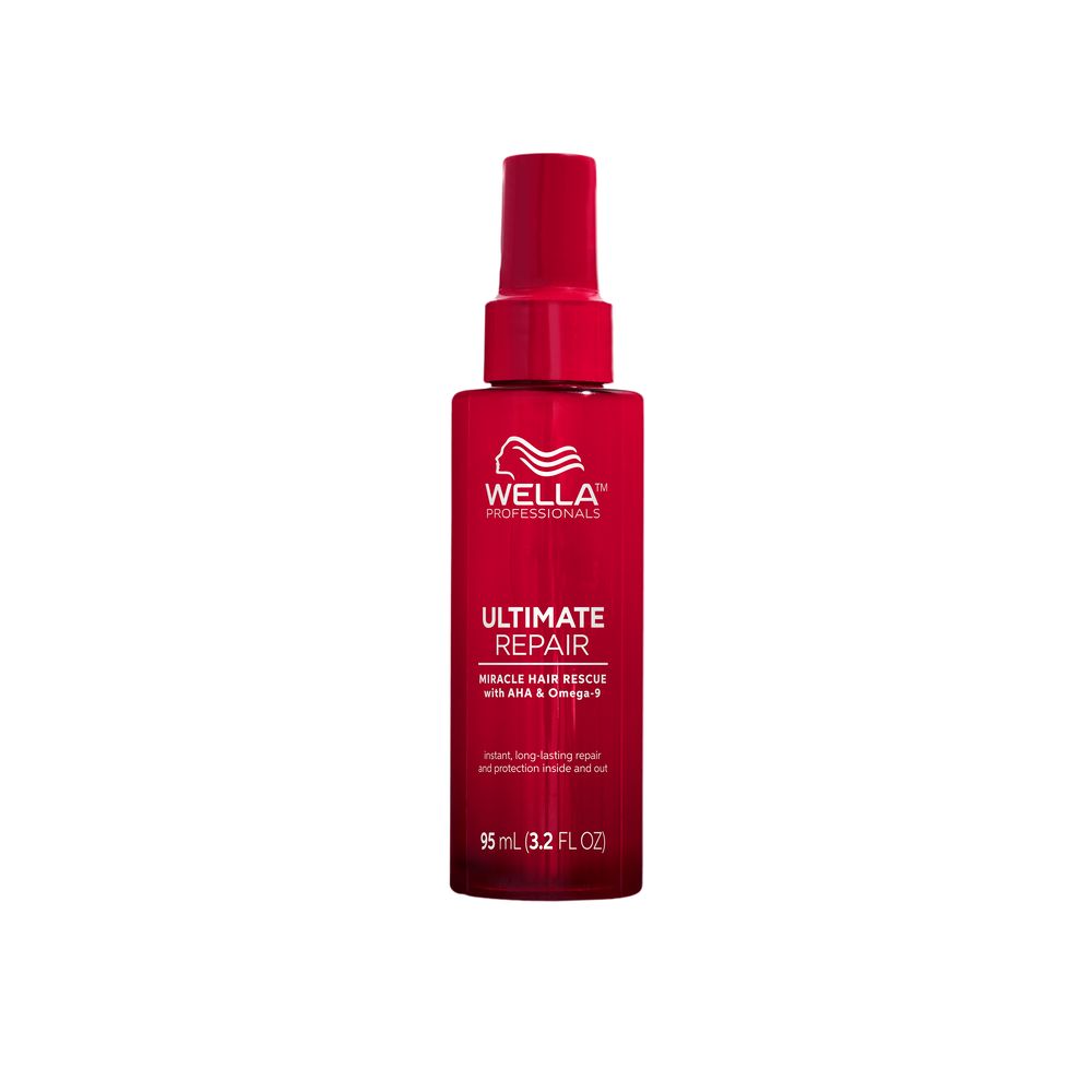 95 ml leave-in repair spray bottle; AHA and Omega-9 hair repair