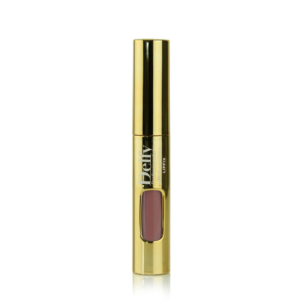 Unisex liquid matte lip tint in warm brown shade, 8 g stick