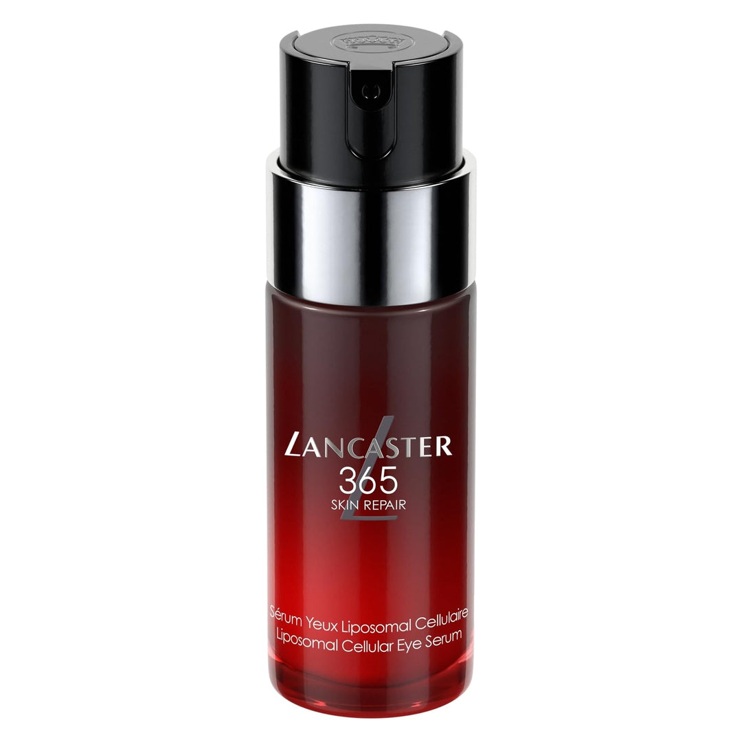 Lancaster 365 Skin Repair Liposomal Cellular Eye Serum tube on neutral background