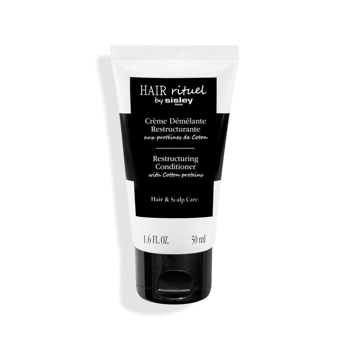 50 ml lightweight restructuring detangling conditioner in a fluid cream texture