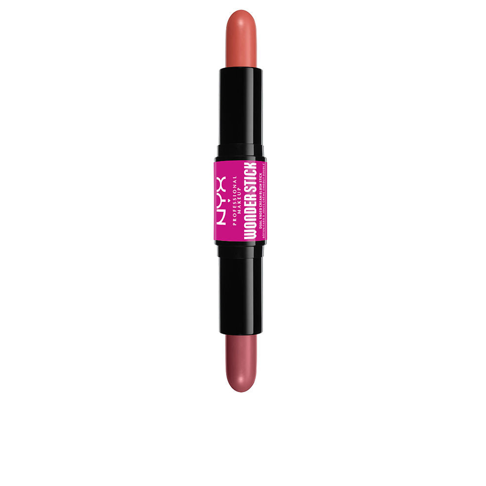 Compact cream stick blush in amber-peach shade, 4 g stick format