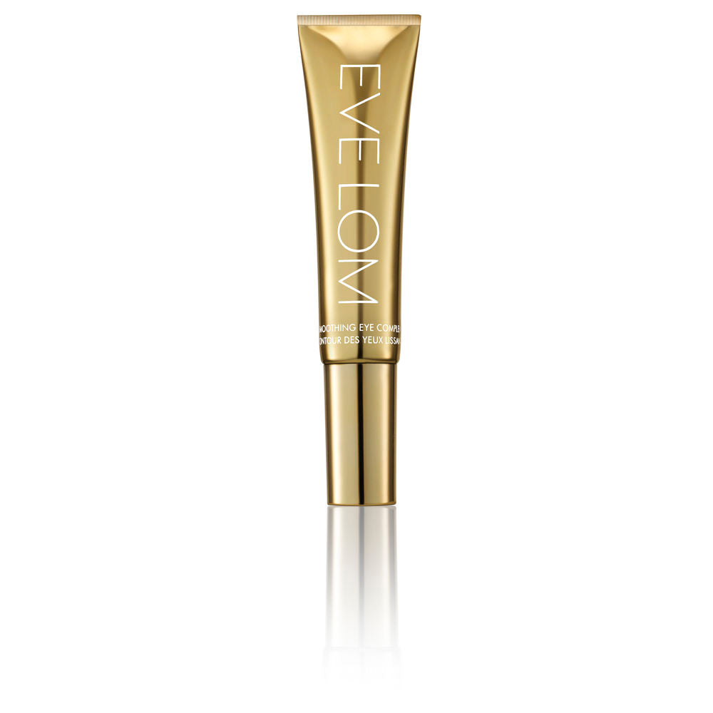 Eve Lom Time Retreat Smoothing Eye Complex tube; elegant clinical packaging for eye care