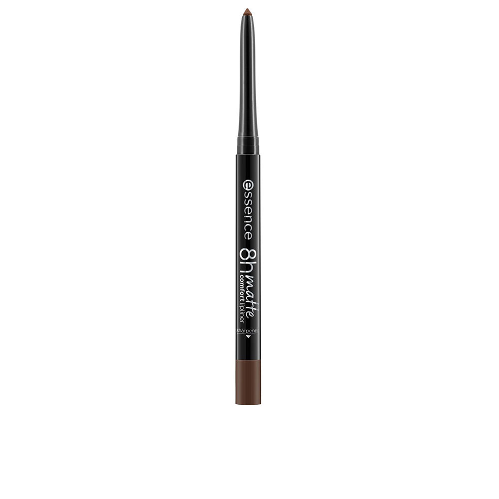 Slim chestnut brown lip liner pencil, matte finish, 0.30 g, Unisex