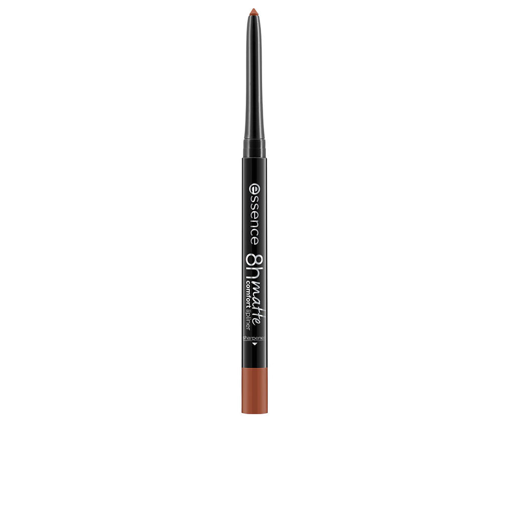 Slim brown matte lip liner pencil, 0.30 g, Unisex, long‑wear waterproof