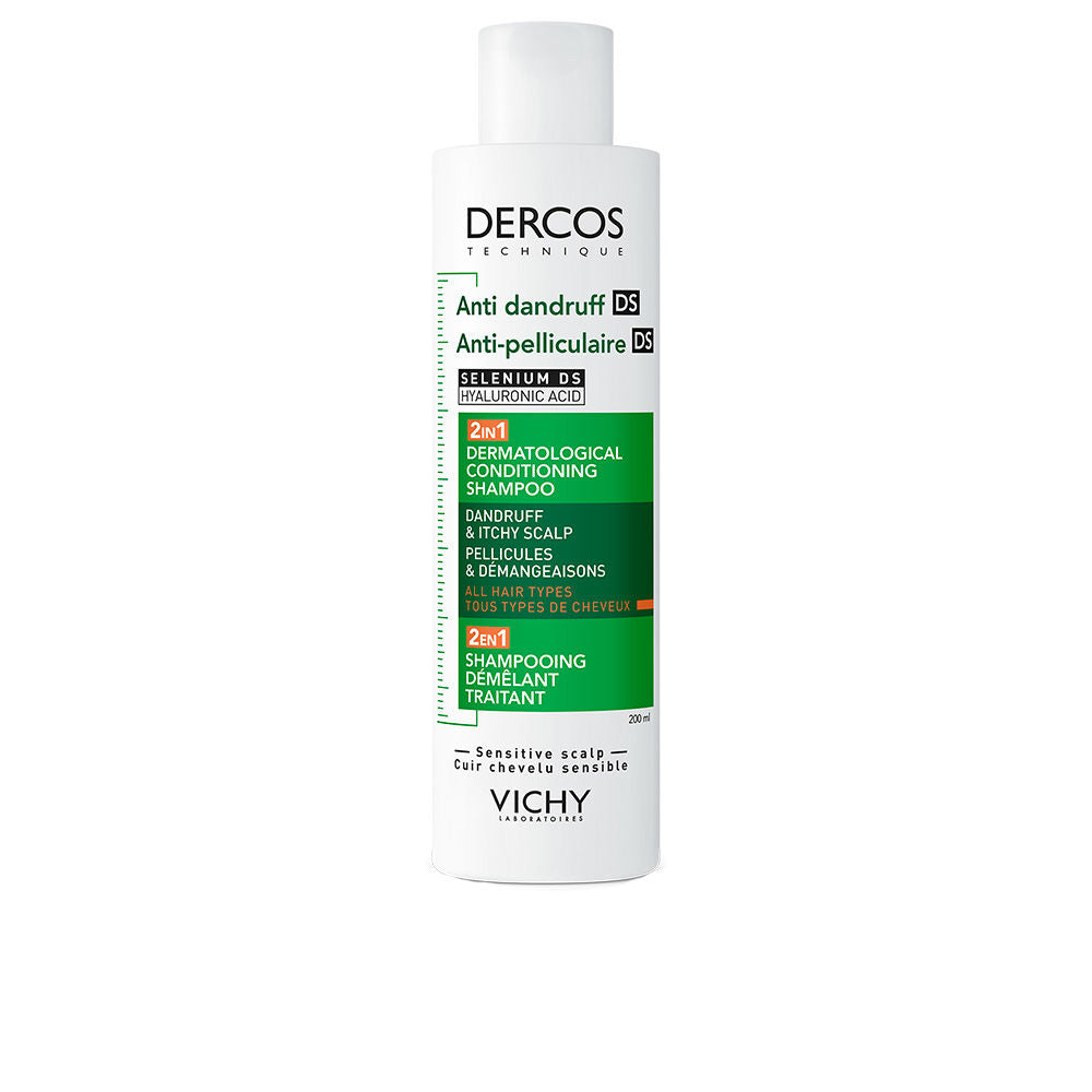 200 ml 2‑in‑1 anti-dandruff shampoo bottle, conditioning formula, Unisex
