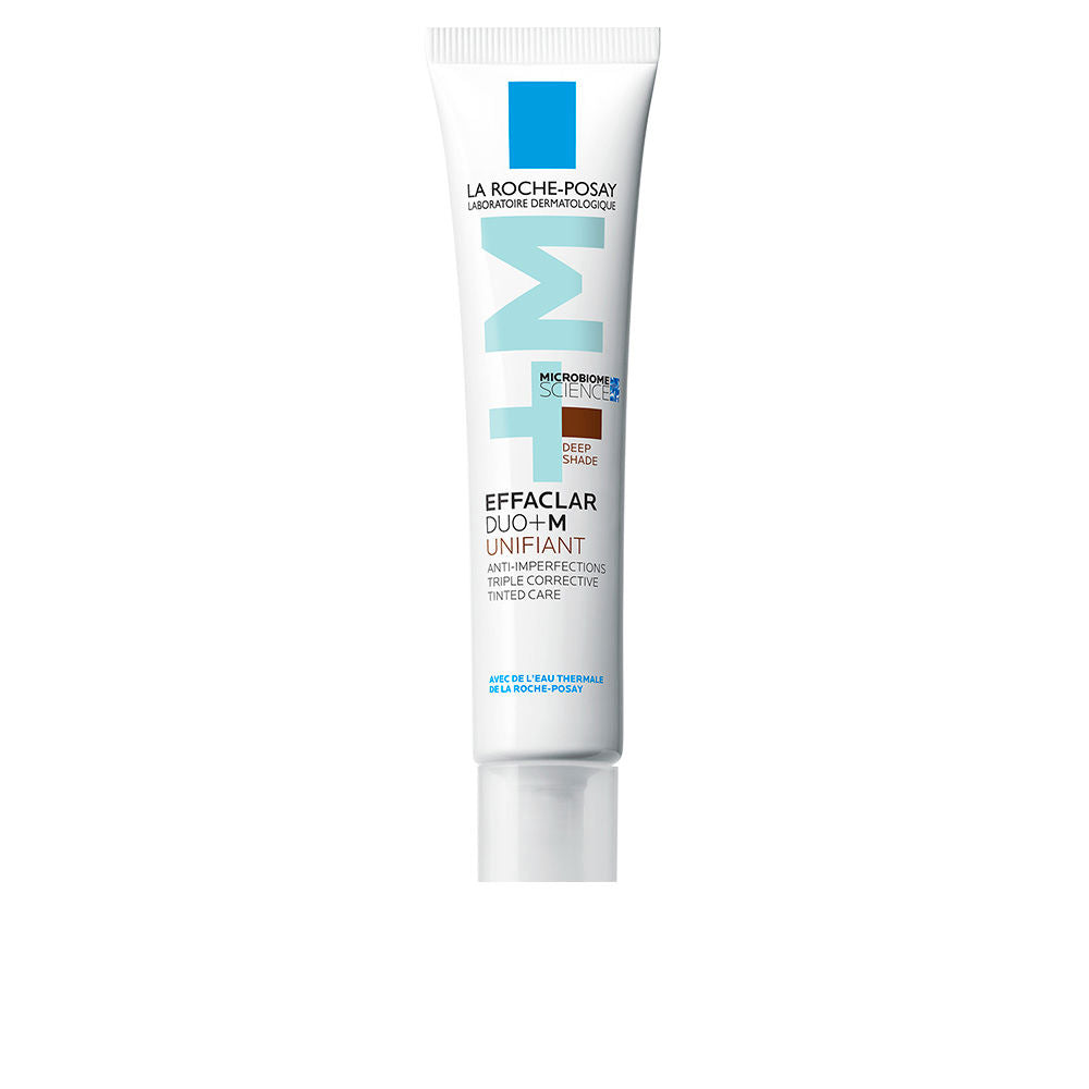 40 ml tinted mattifying acne treatment cream in pump tube, Unisex