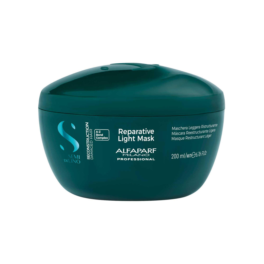200 ml lightweight repairing hair mask tube, vegan, for fine damaged hair
