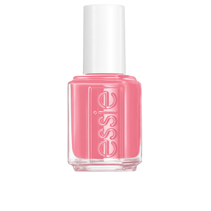 Bottle of rose nail lacquer with wide brush, 13.5 ml