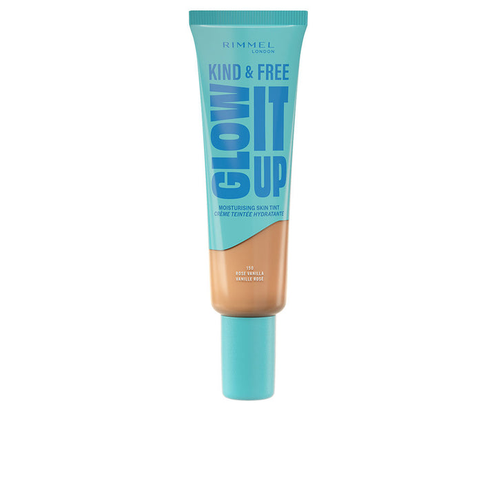 30 ml tube of lightweight hydrating foundation in shade Rose Vanilla, vegan formula