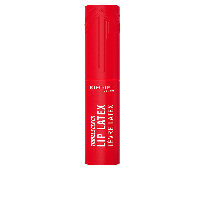 6 ml glossy red liquid lipstick with diamond-shaped applicator, hydrating formula