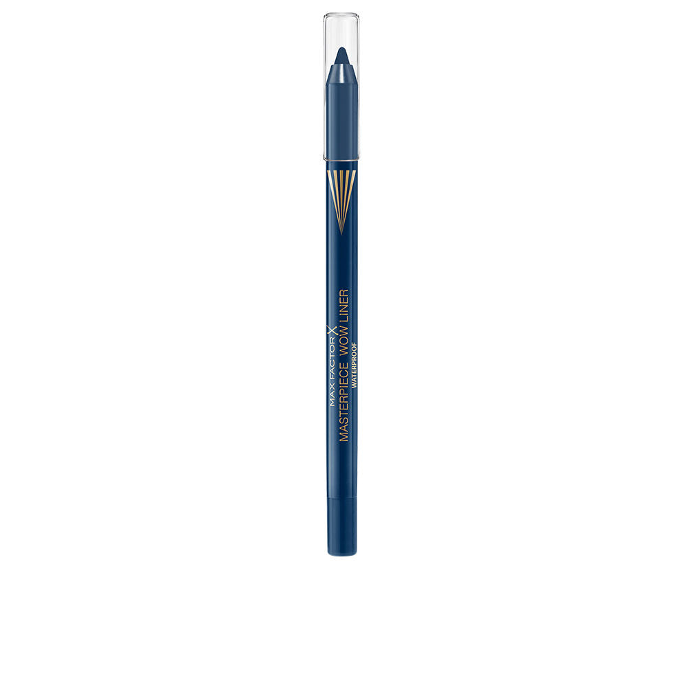 Small 1.2 g pot of dark navy gel eyeliner with creamy texture, labelled waterproof