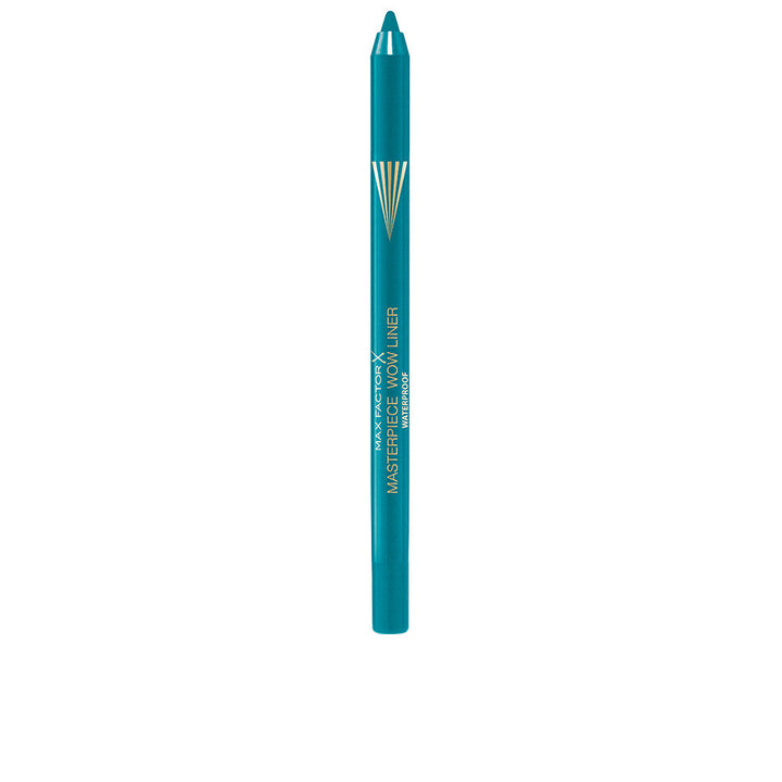 Small tube of vibrant turquoise cream-gel eyeliner, 1.2 g, waterproof