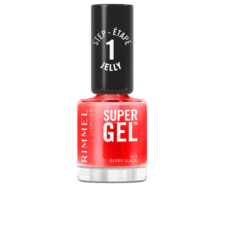 12 ml gel-finish cream red nail lacquer bottle, glossy finish