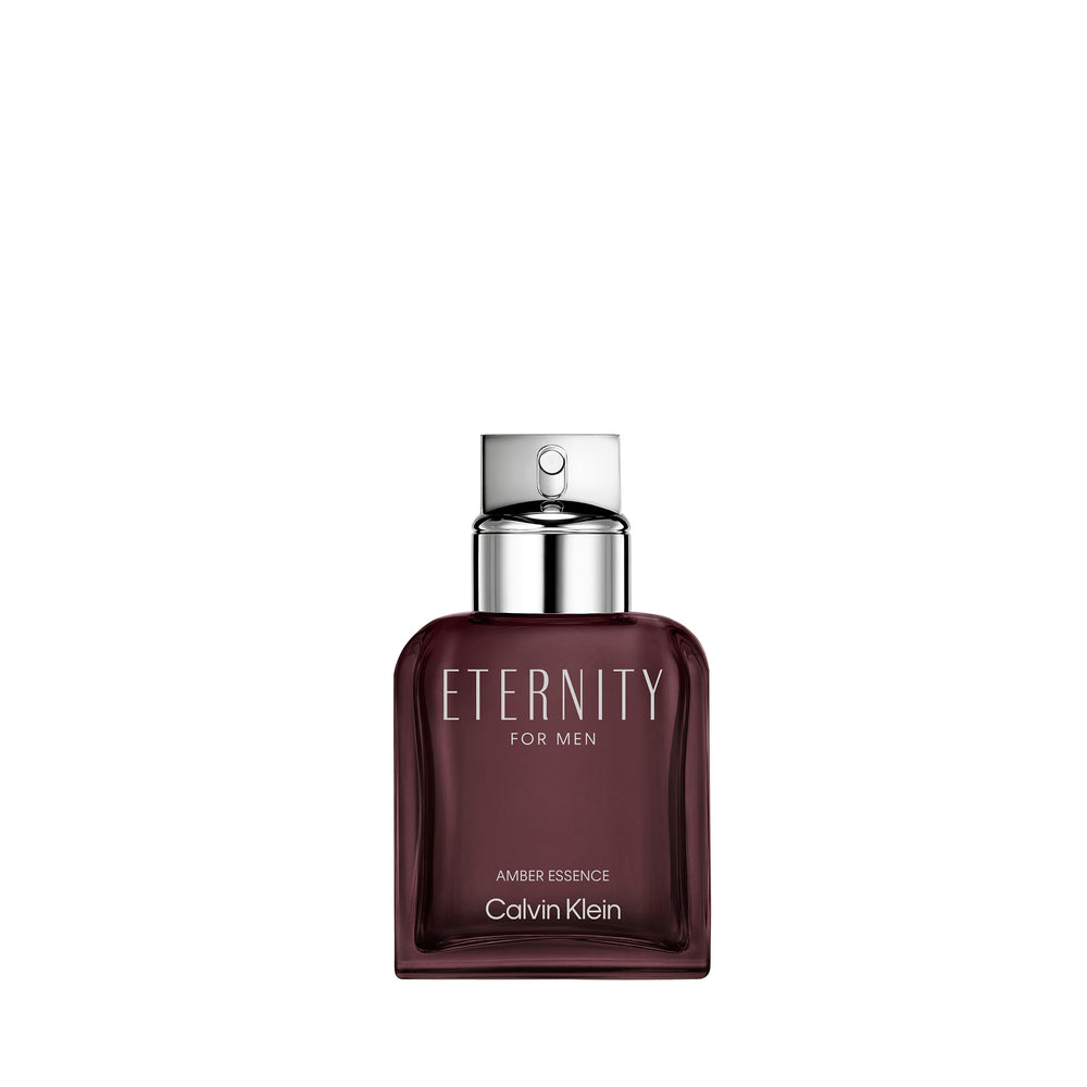 Deep burgundy flacon with metallic silver cap, 100 ml amber aromatic perfume for Man