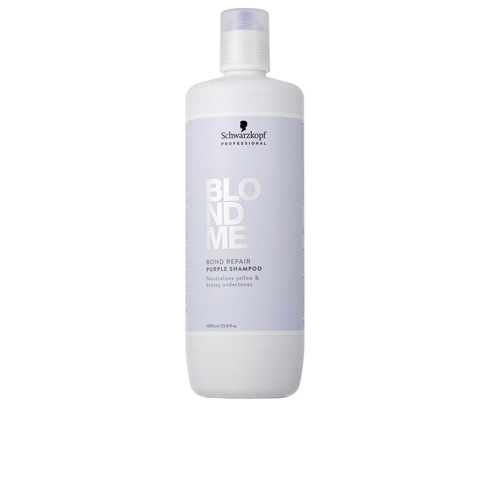 1,000 ml purple-tinted neutralising shampoo bottle for cool blonde hair