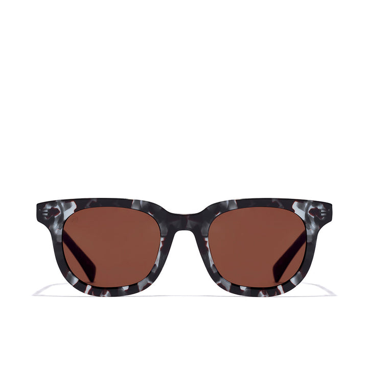 Square blue carey acetate sunglasses, 51 mm lenses, Unisex