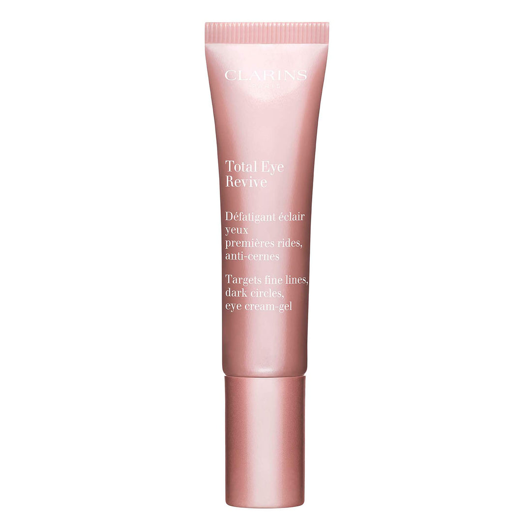 Clarins Total Eye Revive cooling gel-cream with metal applicator for under-eye care