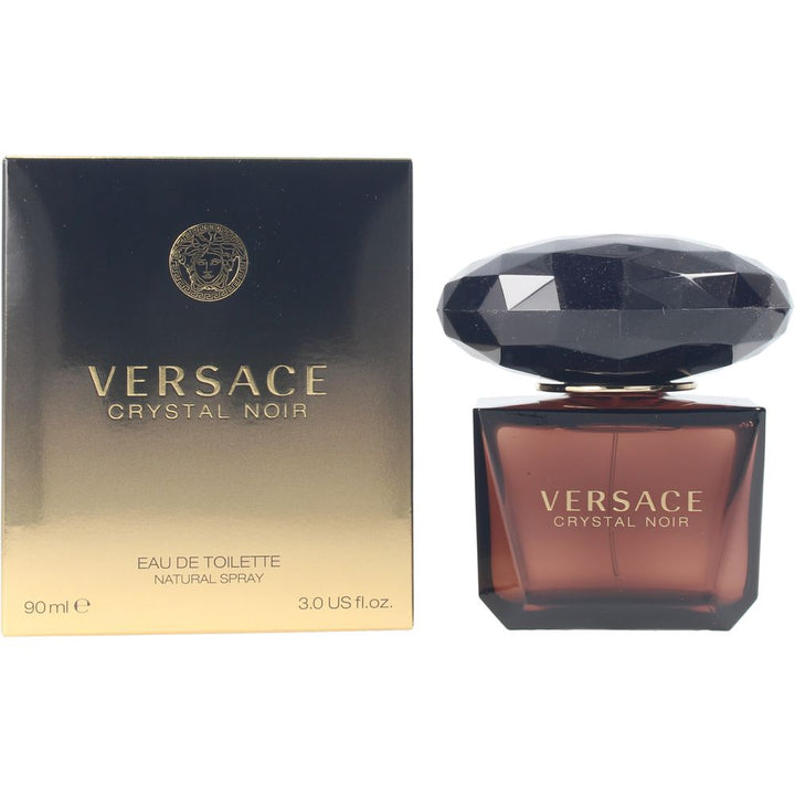 Crimson faceted perfume bottle with black cap, 30 ml, floral-oriental scent