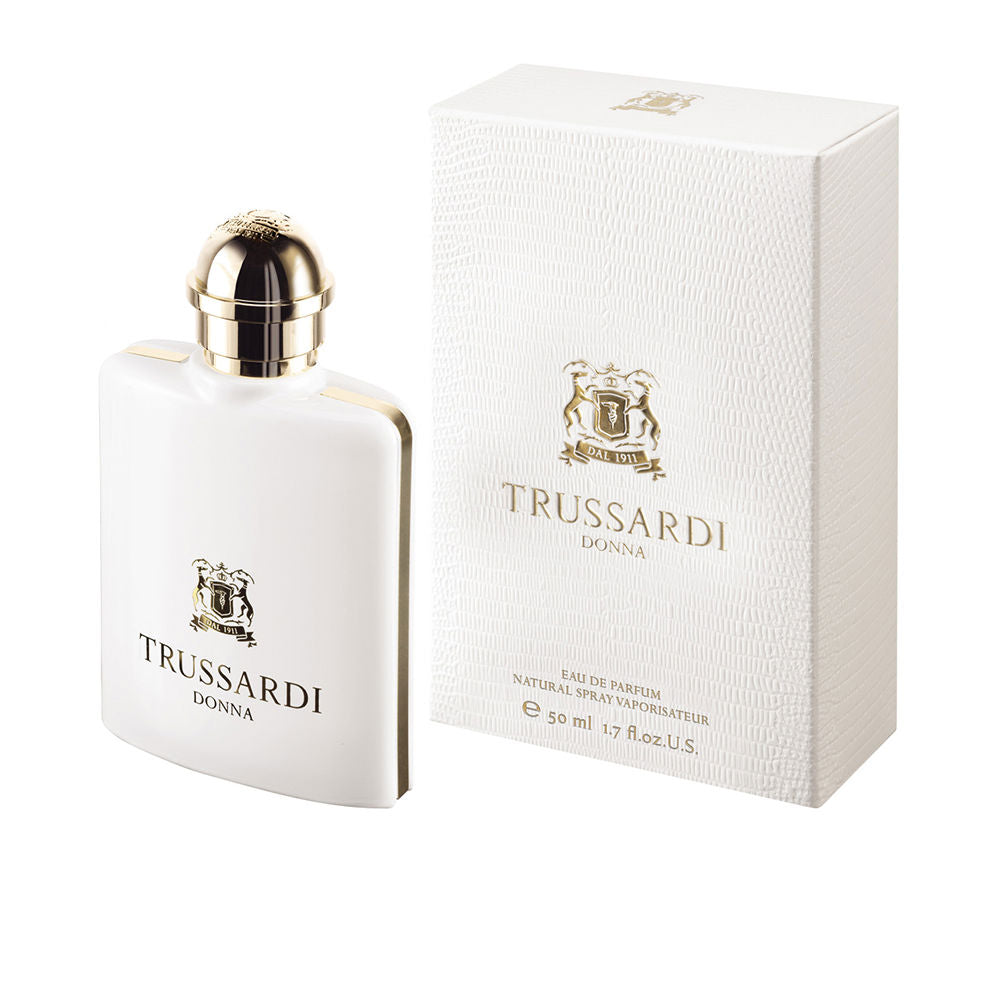White and gold perfume bottle, 30 ml, floral-oriental fragrance for Women