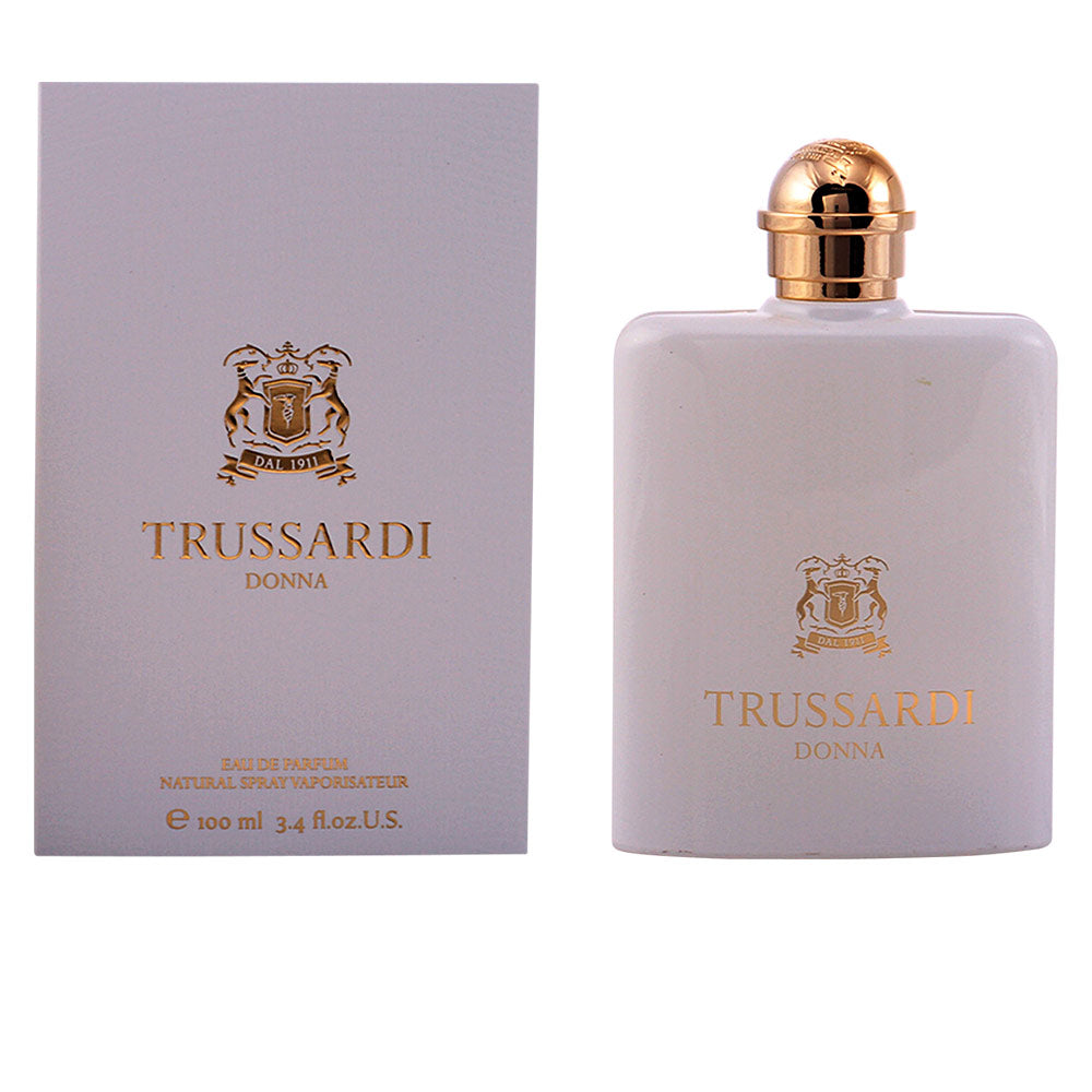 White and gold perfume bottle, 30 ml, floral-oriental fragrance for Women