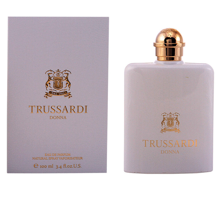 White and gold perfume bottle, 30 ml, floral-oriental fragrance for Women