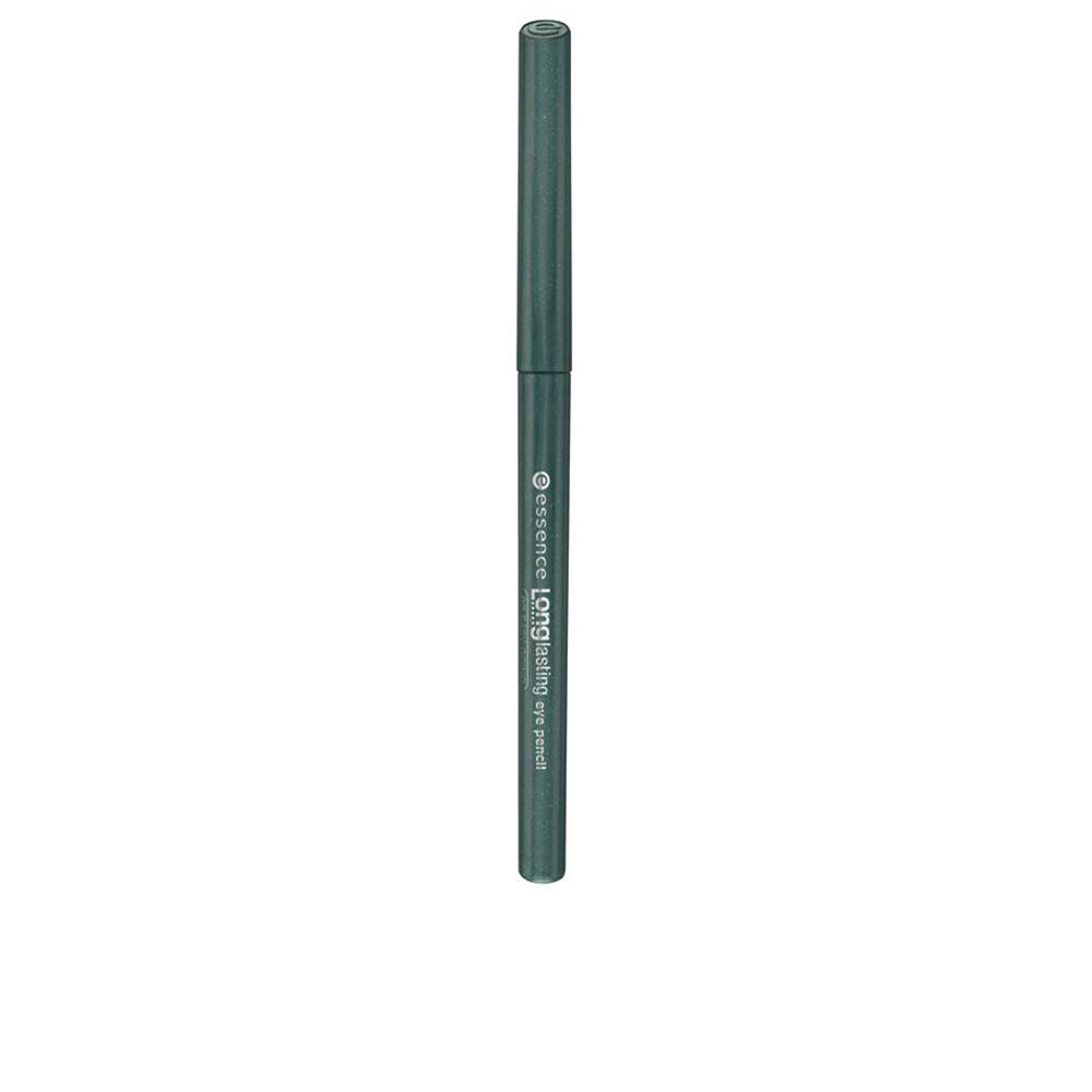 Slim green retractable eye pencil with coloured tip, waterproof long‑wear