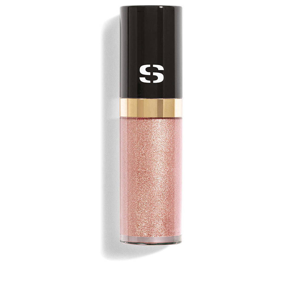 Slim 6.5 ml tube of pink-gold liquid eye shadow with precision applicator