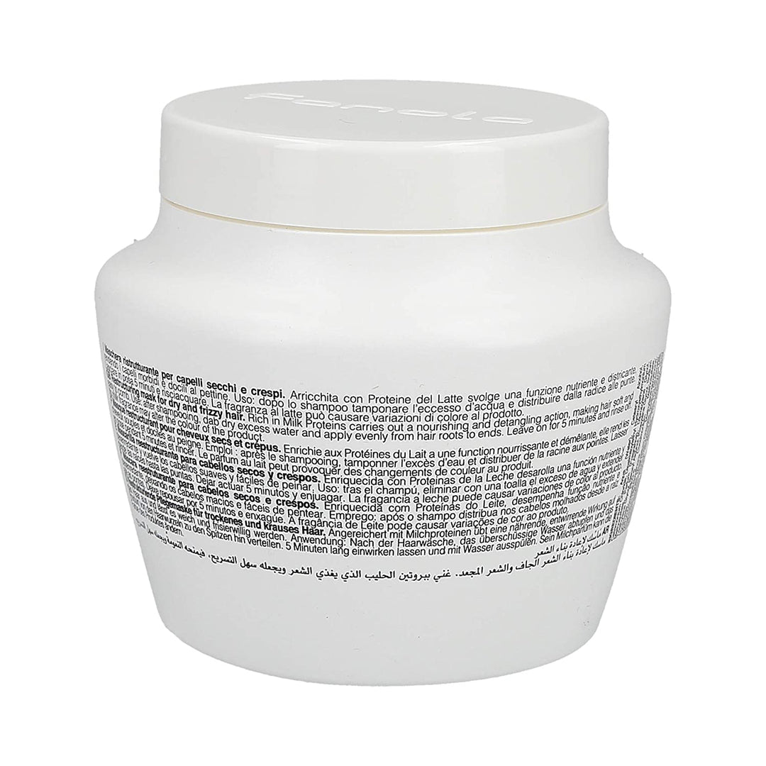 500 ml pale-cream reconstructing hair mask tube for dry damaged hair