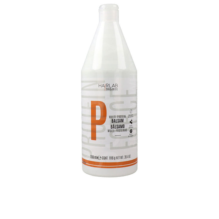 1.2 L pump balm bottle for damaged hair with hydrolysed keratin and collagen