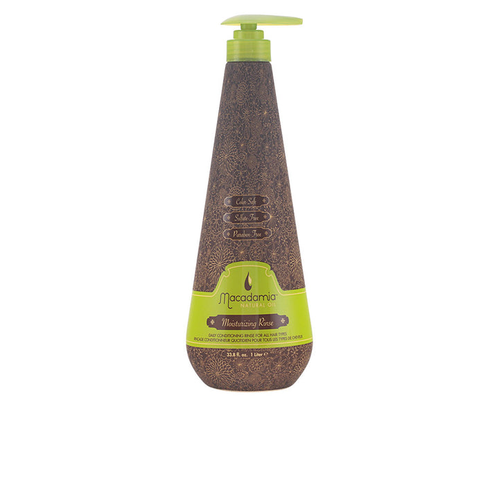 1000 ml pump bottle of hydrating conditioner with macadamia and argan oils