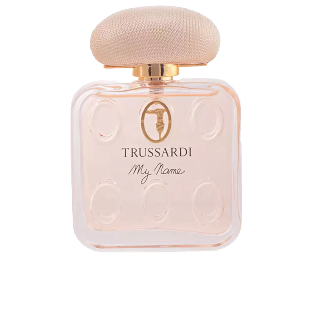 Clear glass bottle of warm floral eau de parfum, 100 ml, oriental floral